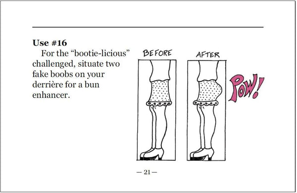 "101 Uses for a Fake B@@b (or two)" Breast Cancer Humor Book